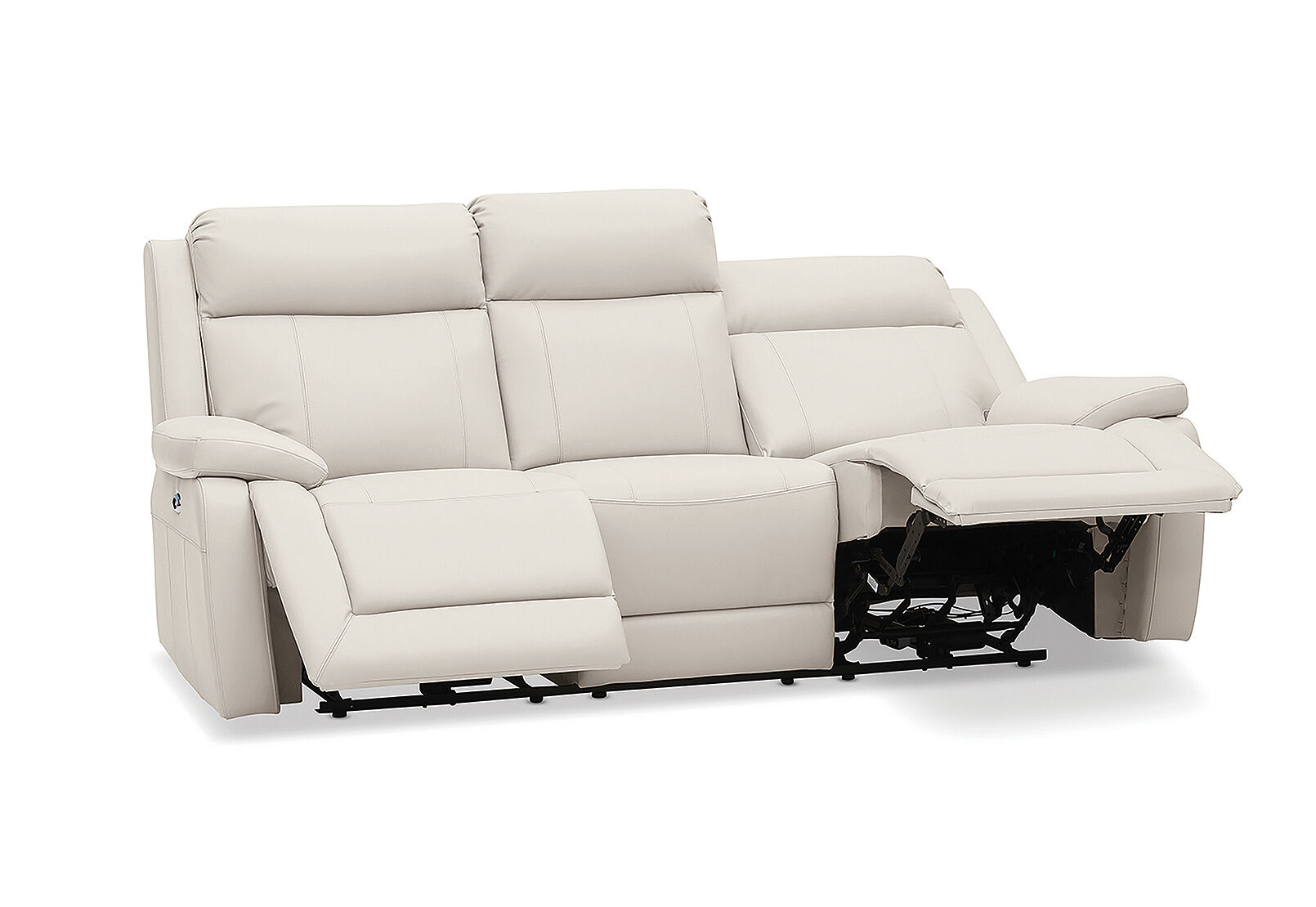 SAN MARCO - Leather 3 Seater Recliner Lounge SAN MARCO