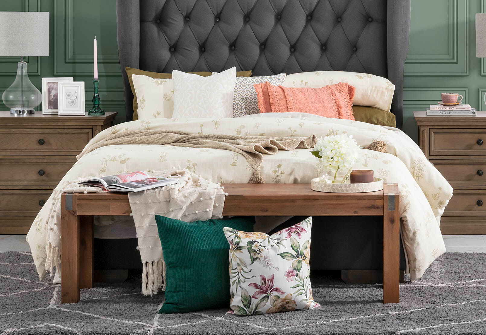 TRUDY - Super King Bed Quilt Cover Set TRUDY