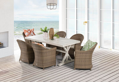 MIAMI - 7 Piece Outdoor Dining Setting.