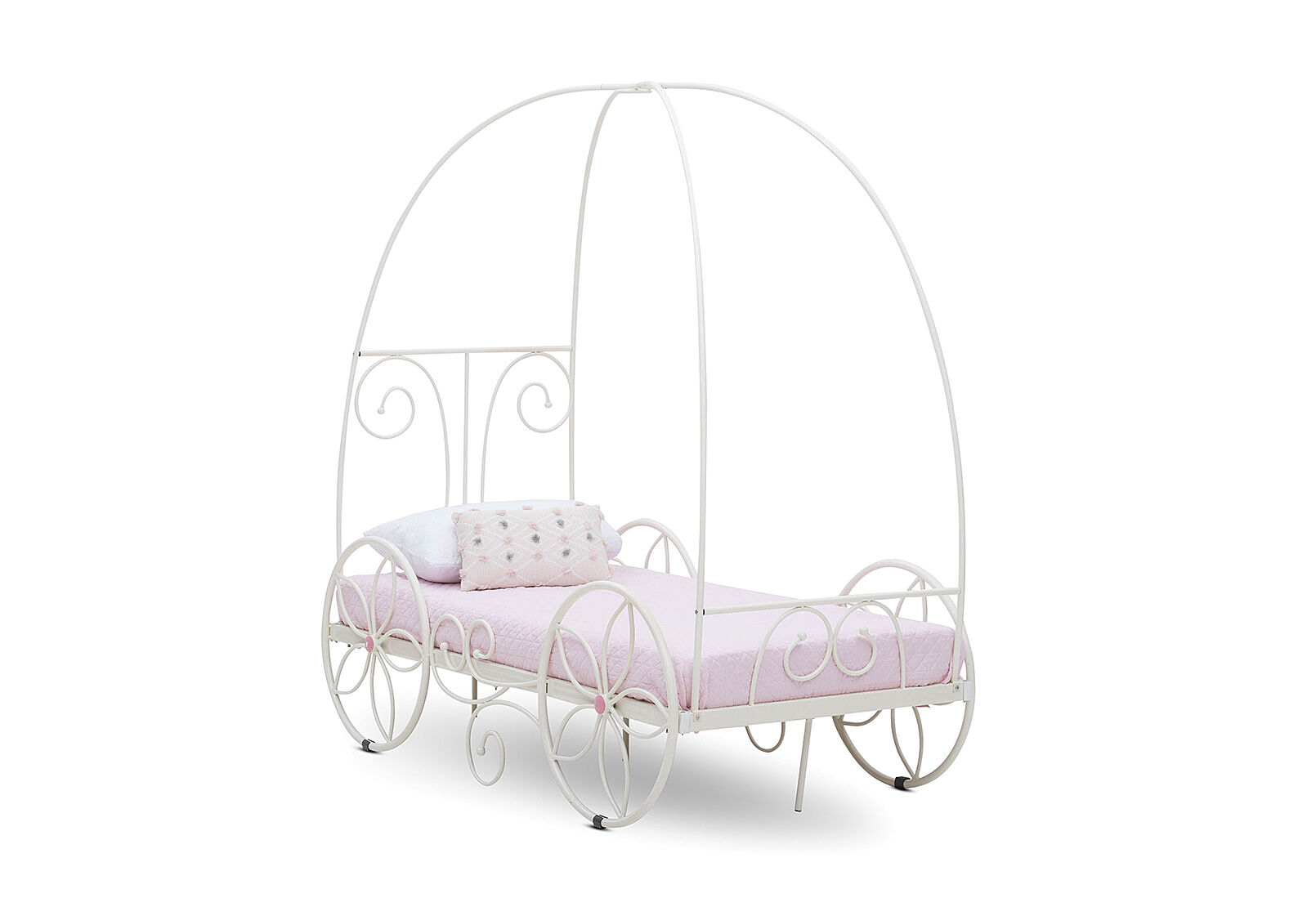 Cream Princess Carriage Bed Amart Furniture