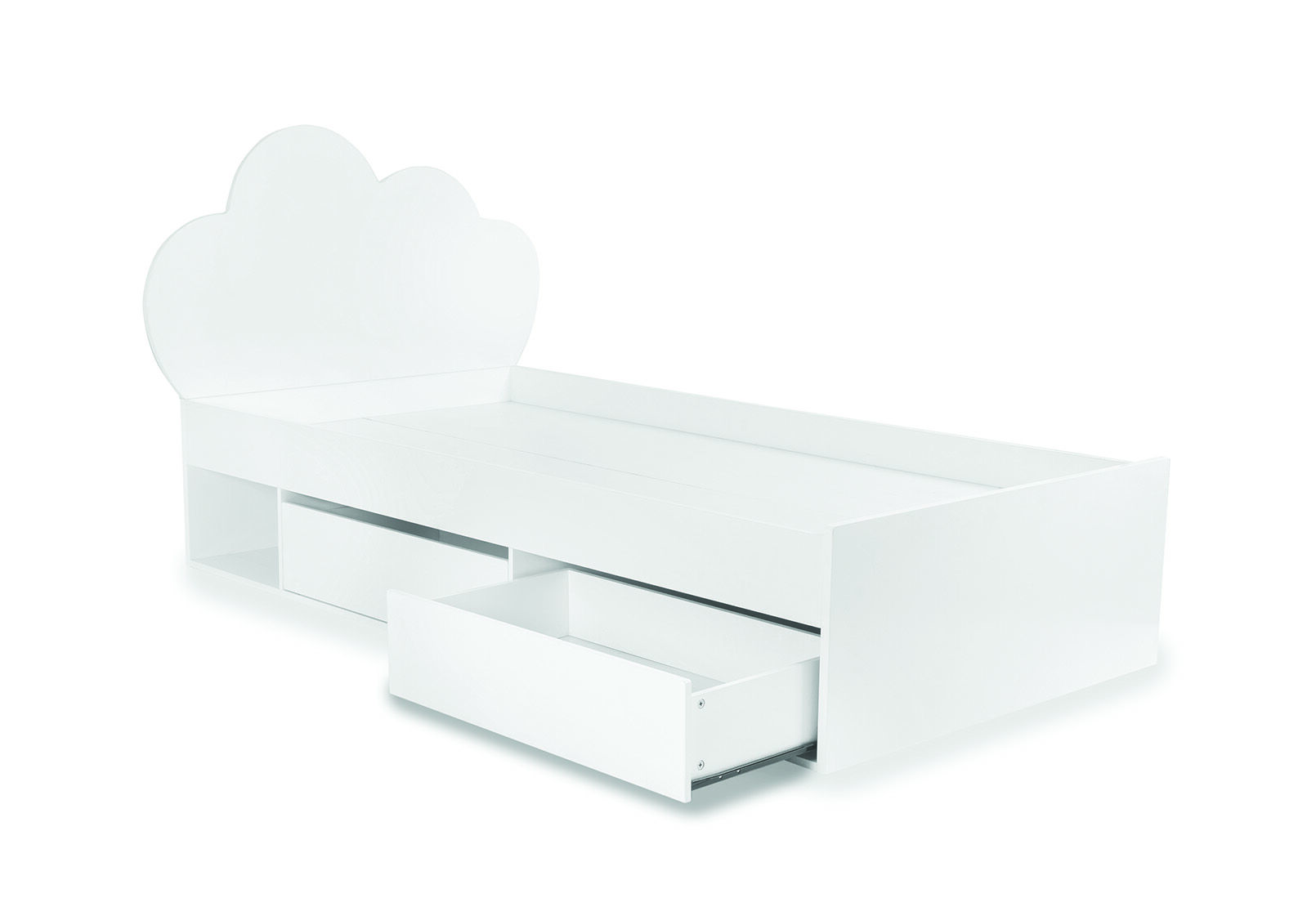 McLEAN - Single Bed Cloud Headboard with Storage McLEAN