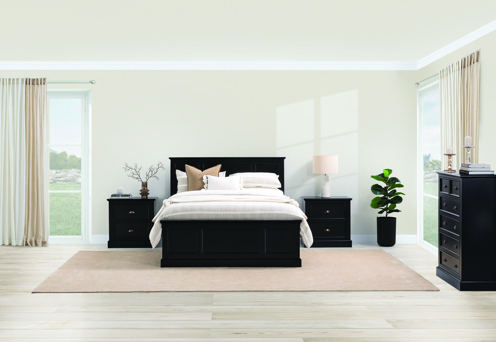 CHRYSTELLE - 6 Drawer Tall Chest CHRYSTELLE
