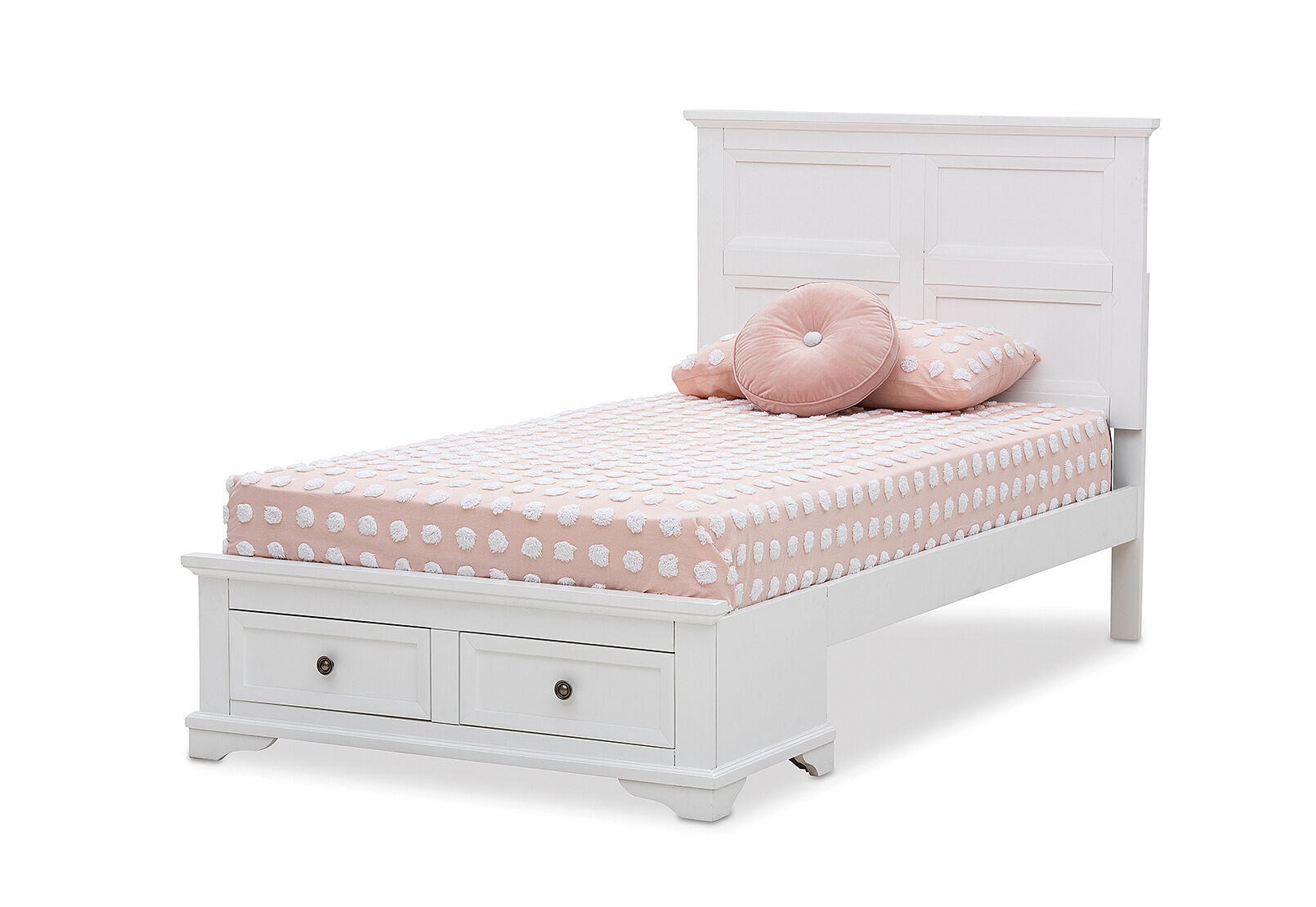 WHITE CHANELLE King Single Bed | Amart Furniture