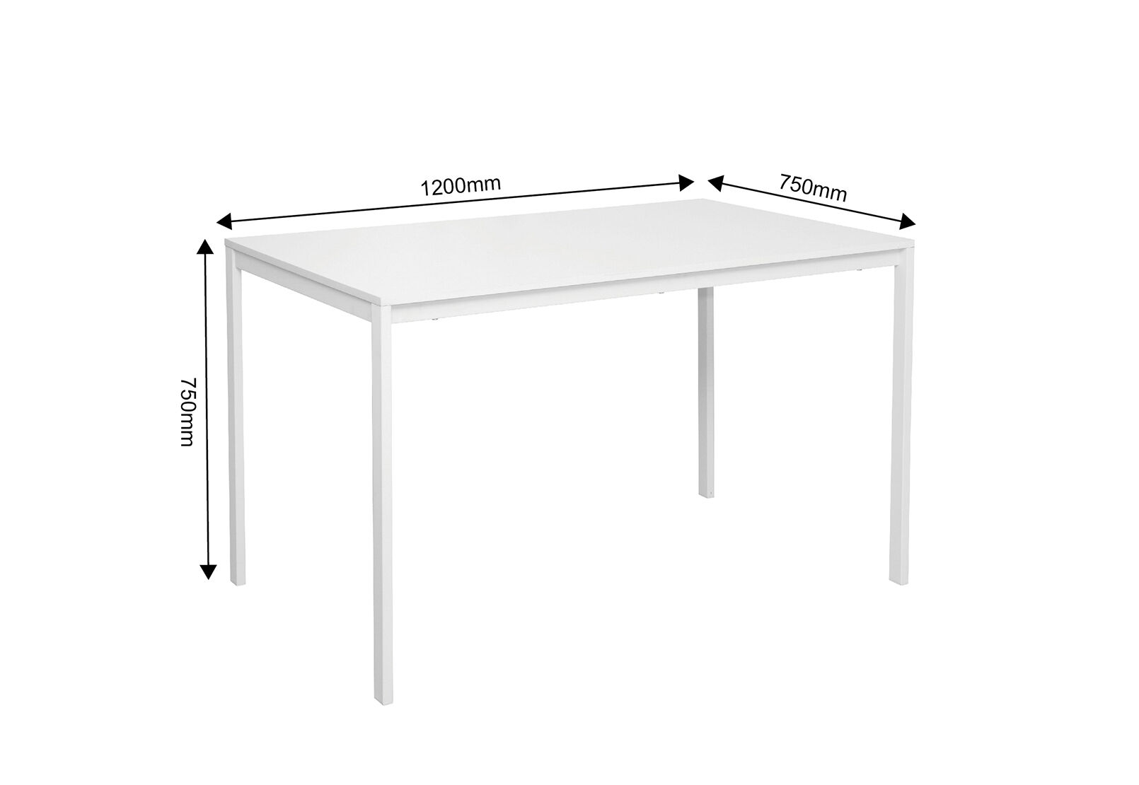 EXMOUTH - 1200 Rectangle Dining Table EXMOUTH