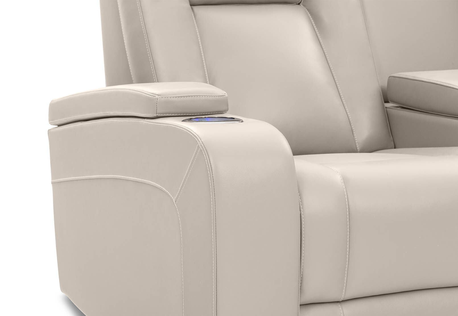 SENTINAL MK2 LEATHER - 2 Seater with 2 Electric Recliners and Console SENTINAL MK2 LEATHER