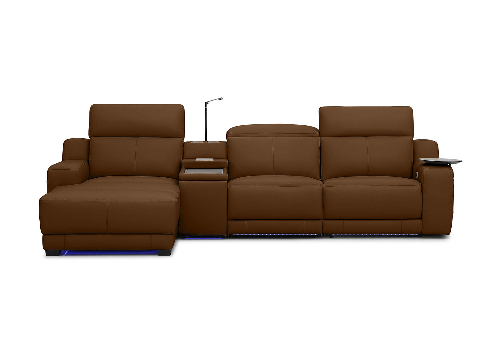 CASSIUS MK2 LEATHER - 3 Seater LHF Chaise CASSIUS MK2 LEATHER