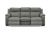 CAPELLO - Leather 3 Seater Sofa with 2 Inbuilt Electric Recliners CAPELLO