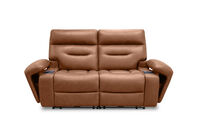 HOLLYWOOD FABRIC - Media 2 Seater with Electric Recliners HOLLYWOOD FABRIC