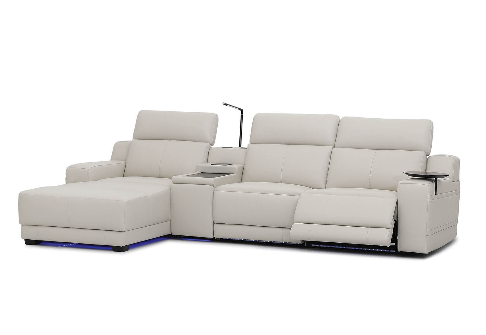 CASSIUS MK2 LEATHER - 3 Seater LHF Chaise CASSIUS MK2 LEATHER