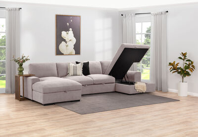JOSEPHINE FABRIC - 4 Seater Double Chaise