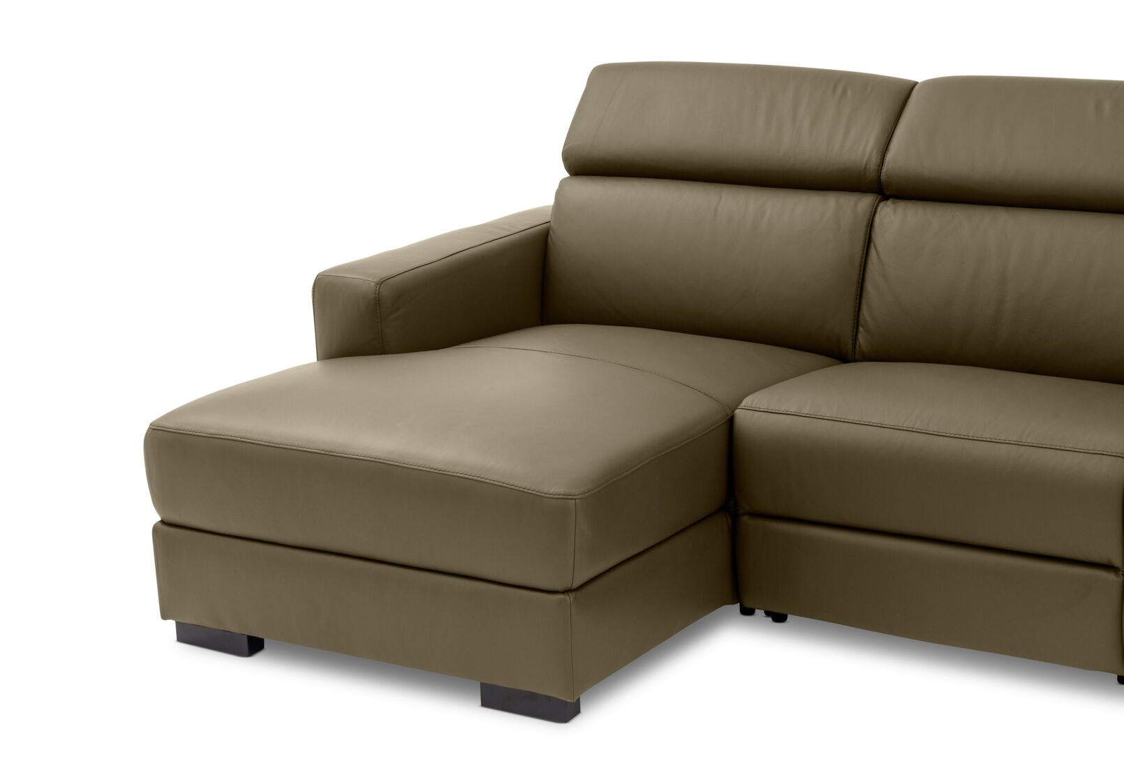 DAMIAN LEATHER - 3 Seater Sofa with LHF Chaise DAMIAN LEATHER