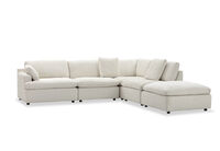 SUNNI FABRIC - 5 Piece Lounge Setting SUNNI FABRIC