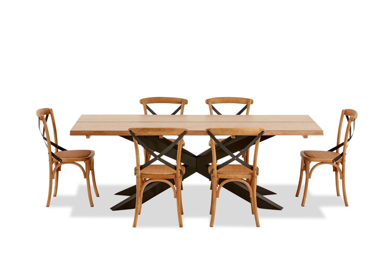 EVENDALE - 7 Piece Dining Suite with Avantee Dining Chairs. EVENDALE