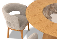 TAKESHI - 7 Piece Dining Suite with Godric Dining Chairs TAKESHI