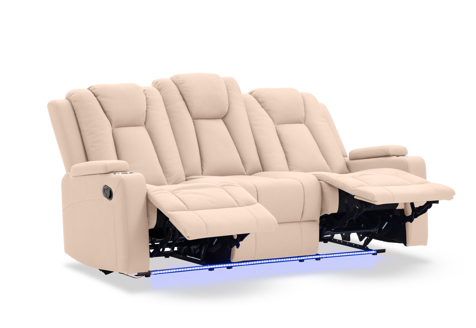 TRAVIS FABRIC - 3 Seater with Recliners TRAVIS FABRIC