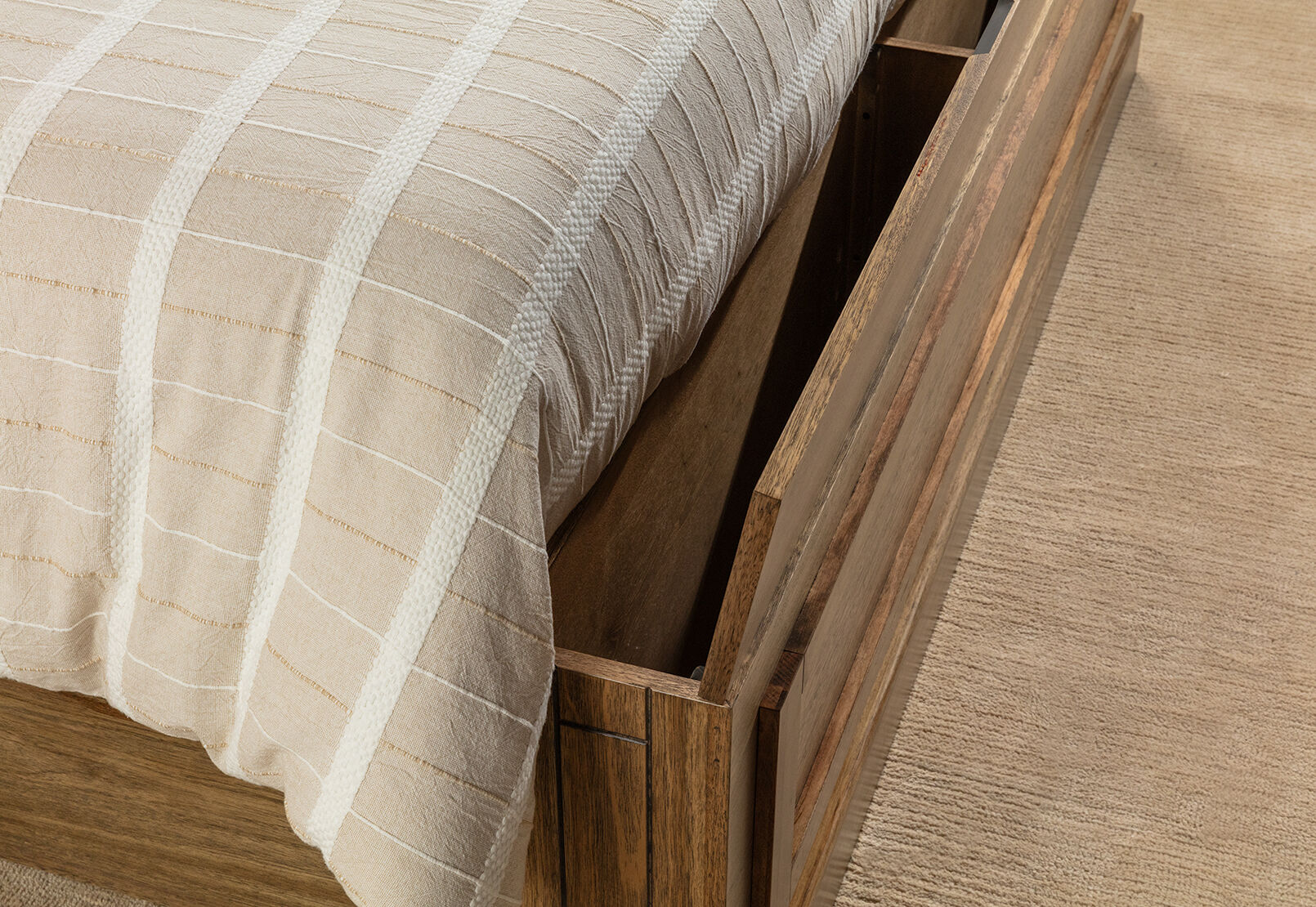 MATTEO - 4 Piece Queen Bed Tall Chest Suite MATTEO