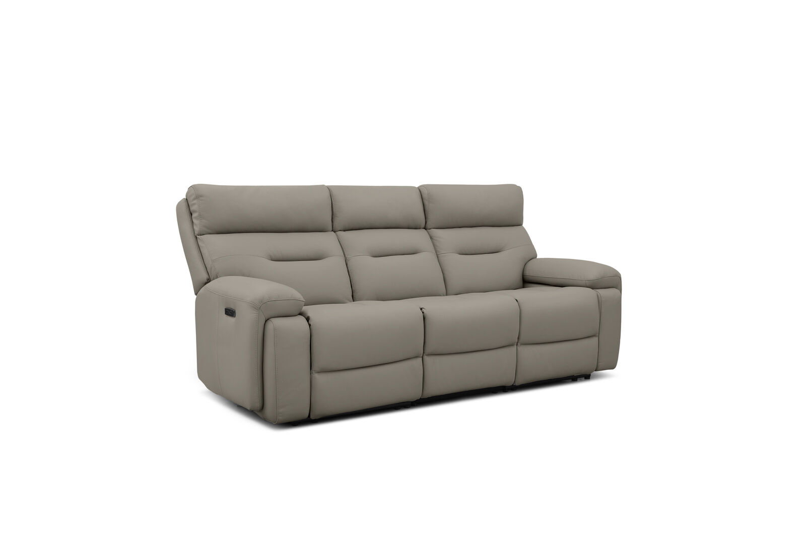 HOLLYWOOD LEATHER - 3 Seater with 2 inbuilt Electric Recliners HOLLYWOOD LEATHER