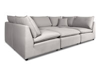 RONSTADT FABRIC - Corner Lounge with Ottoman RONSTADT FABRIC