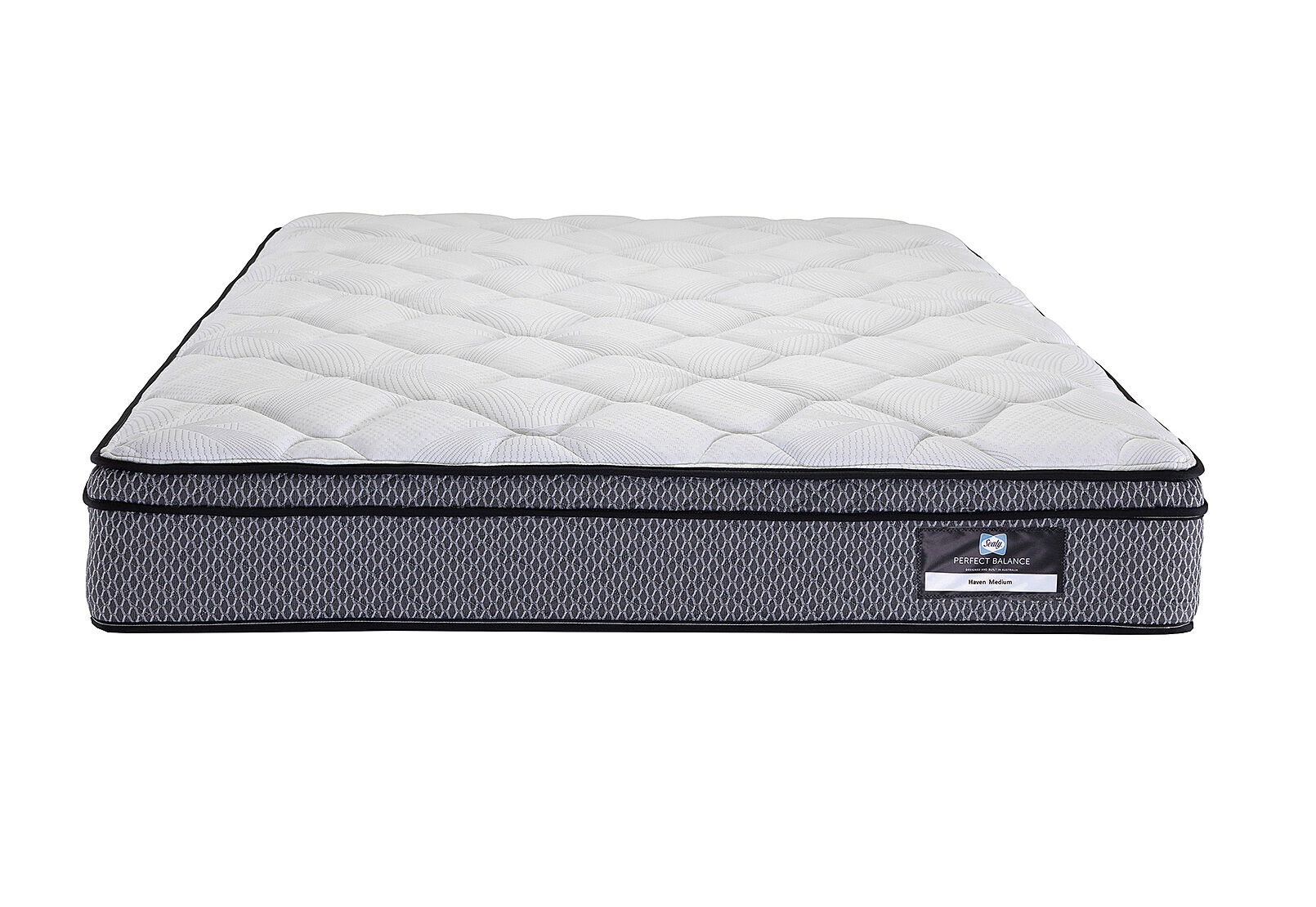 WHITE SEALY PERFECT BALANCE HAVEN MEDIUM Queen Mattress Amart Furniture