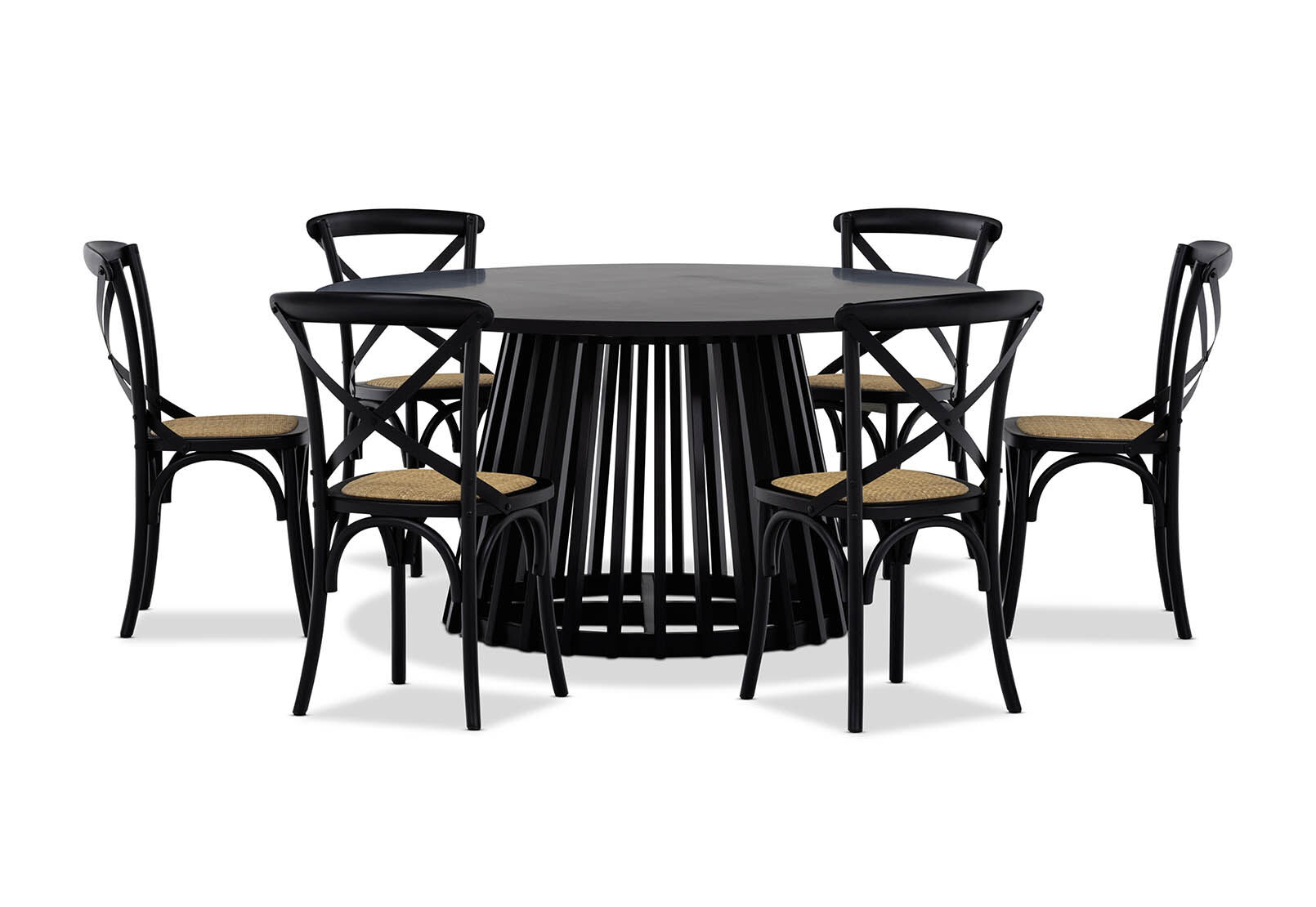 TORENTO - 7 Piece Dining Suite with Bordeaux Chairs. TORENTO
