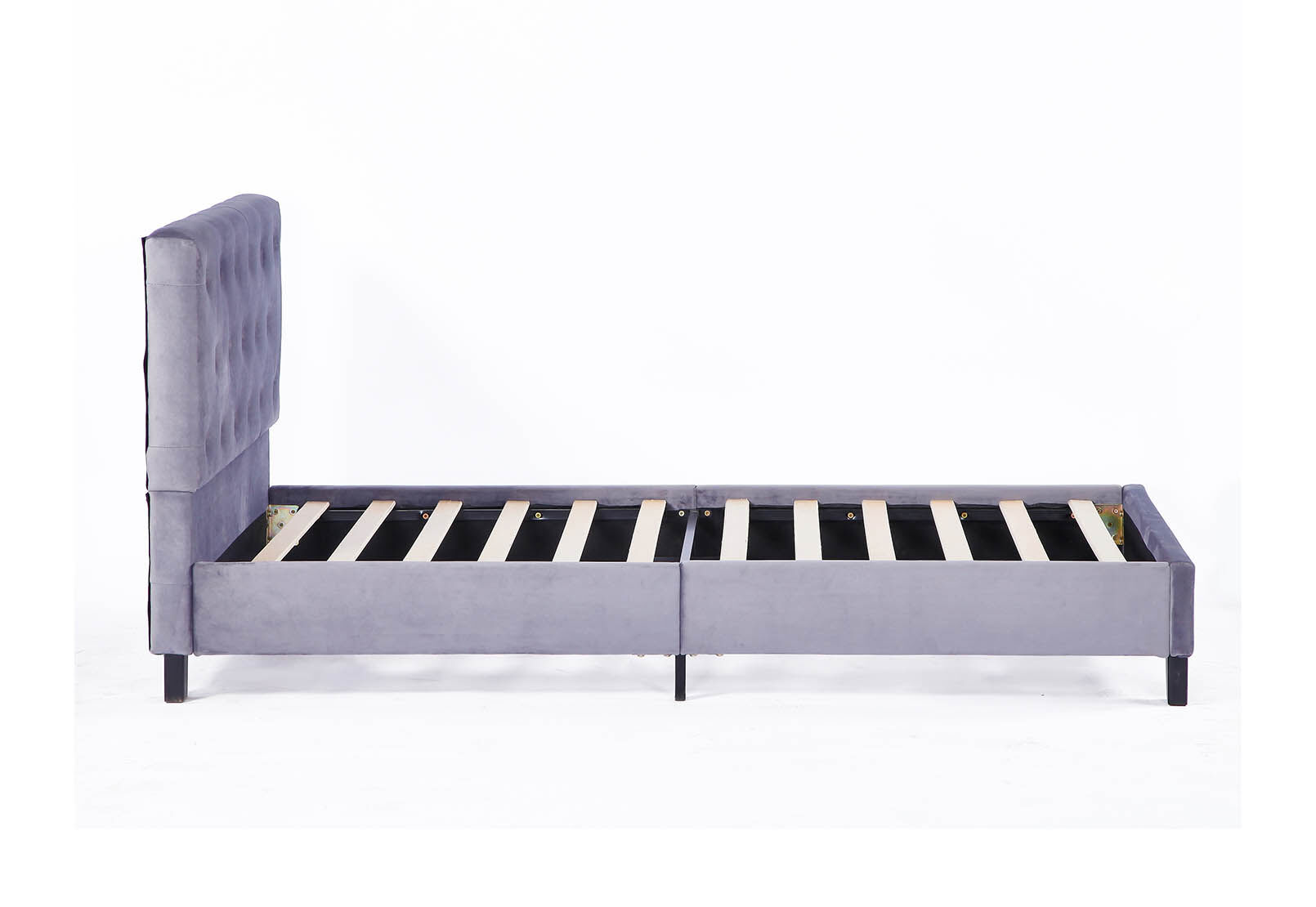 STEPHANIE - Grey Single Bed STEPHANIE