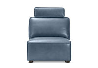 BARTELLE LEATHER - Modular Armless Chair BARTELLE LEATHER