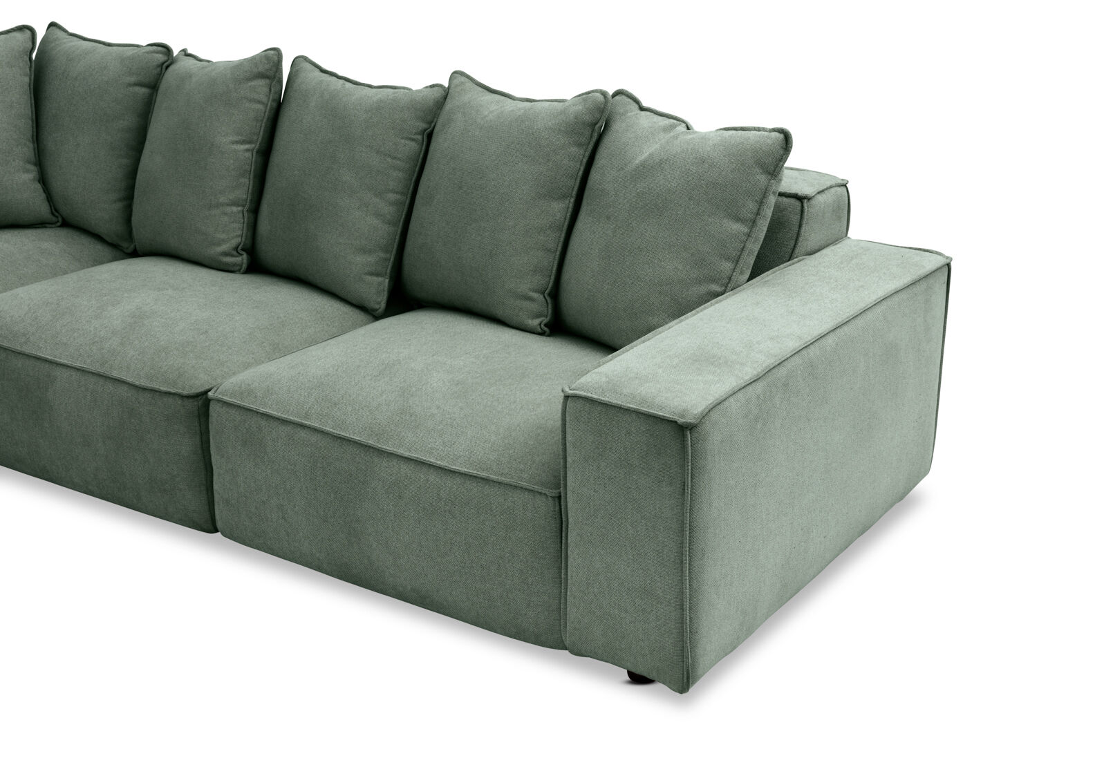 TILLEY FABRIC - Corner Lounge with Ottoman ( Fabric) TILLEY FABRIC