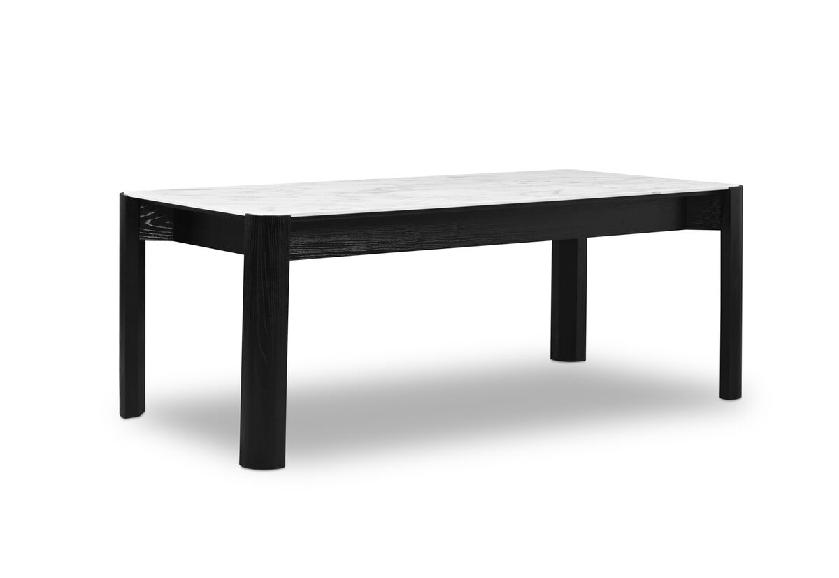 BLACK/WHITE LINUS Dining Table