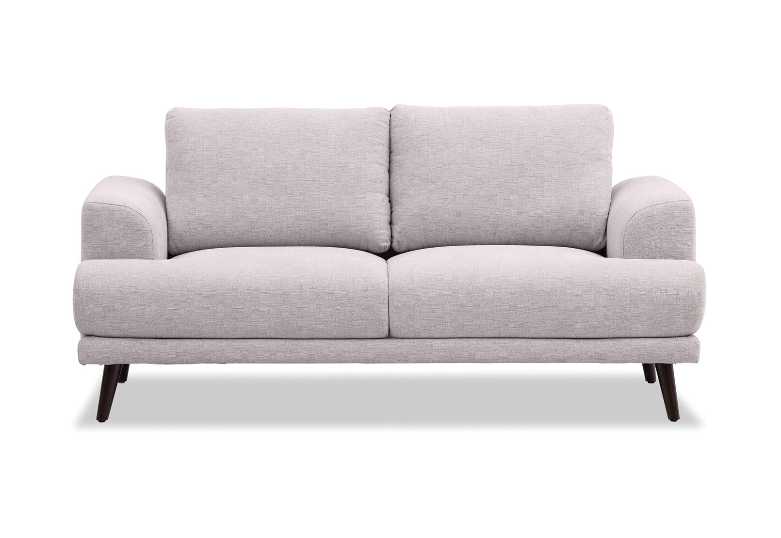 LIGHT GREY JERMAINE FABRIC 2 Seat Sofa