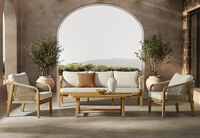 KUSUMA - 4 Piece Outdoor Lounge Setting KUSUMA