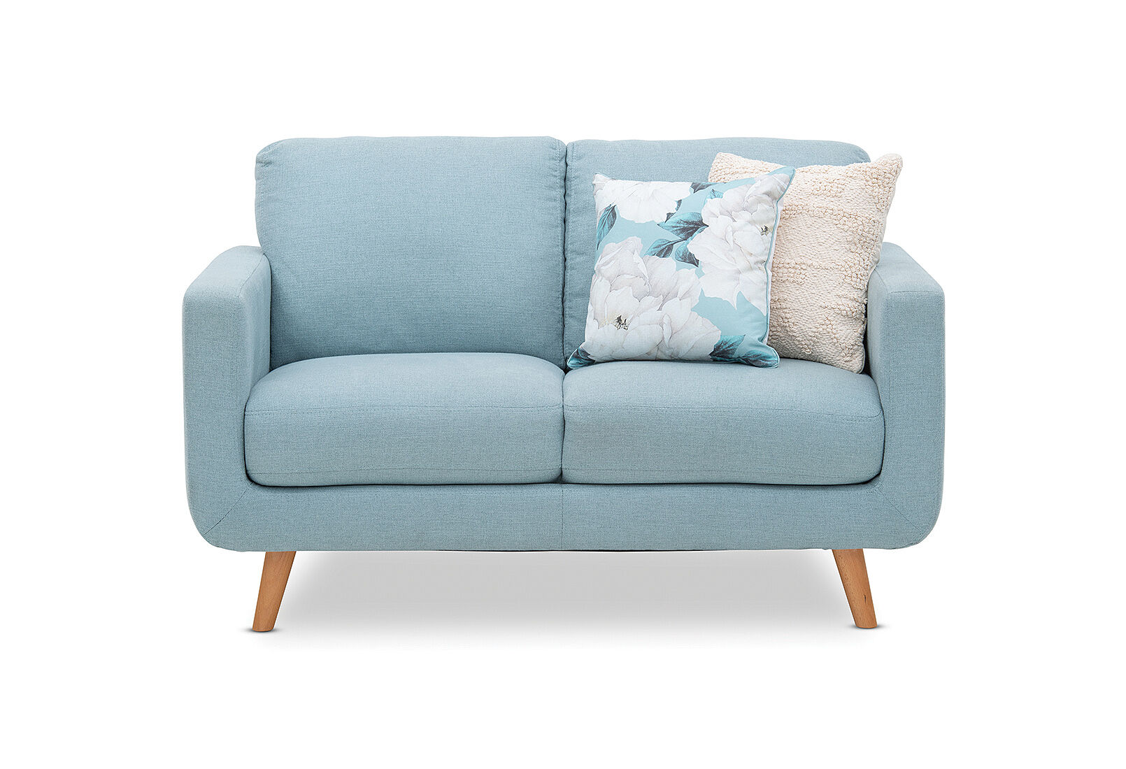 BLUE PHOEBE Fabric 2 Seater Sofa Amart Furniture