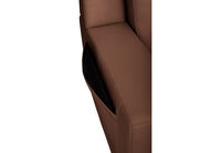 VANTRO LEATHER - Corner Lounge with 2 Inbuilt Electric Recliners and Speaker Console VANTRO LEATHER
