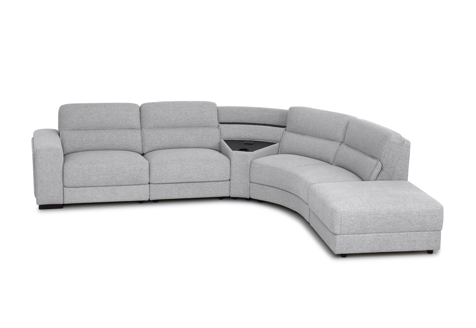 ELISEO FABRIC - 4 Seater Corner RHF Chaise with Console ELISEO FABRIC