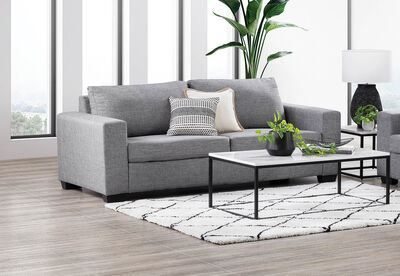 BONZA - Fabric 3 Seater Sofa