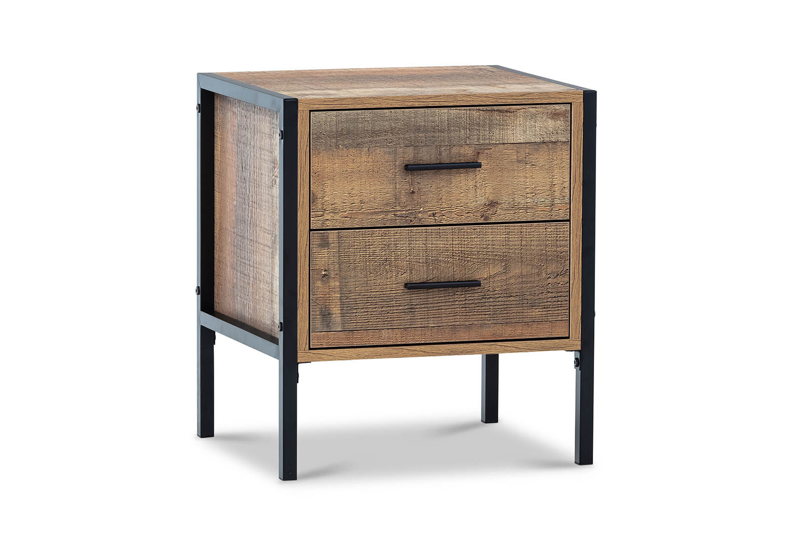 ALAN - 2 Drawer Bedside ALAN