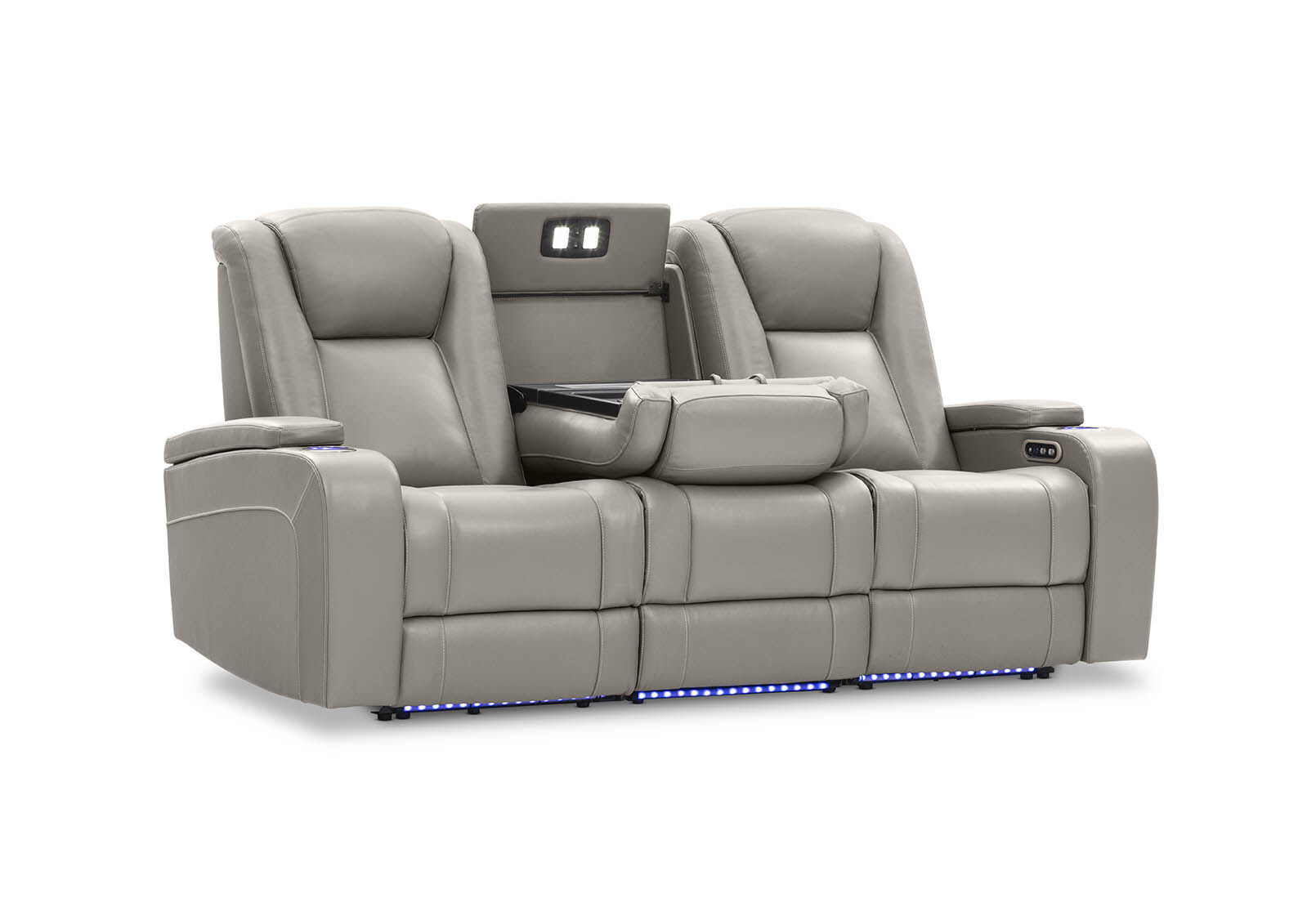 SENTINAL MK2 LEATHER - 3 Seater with 2 Electric Recliners SENTINAL MK2 LEATHER