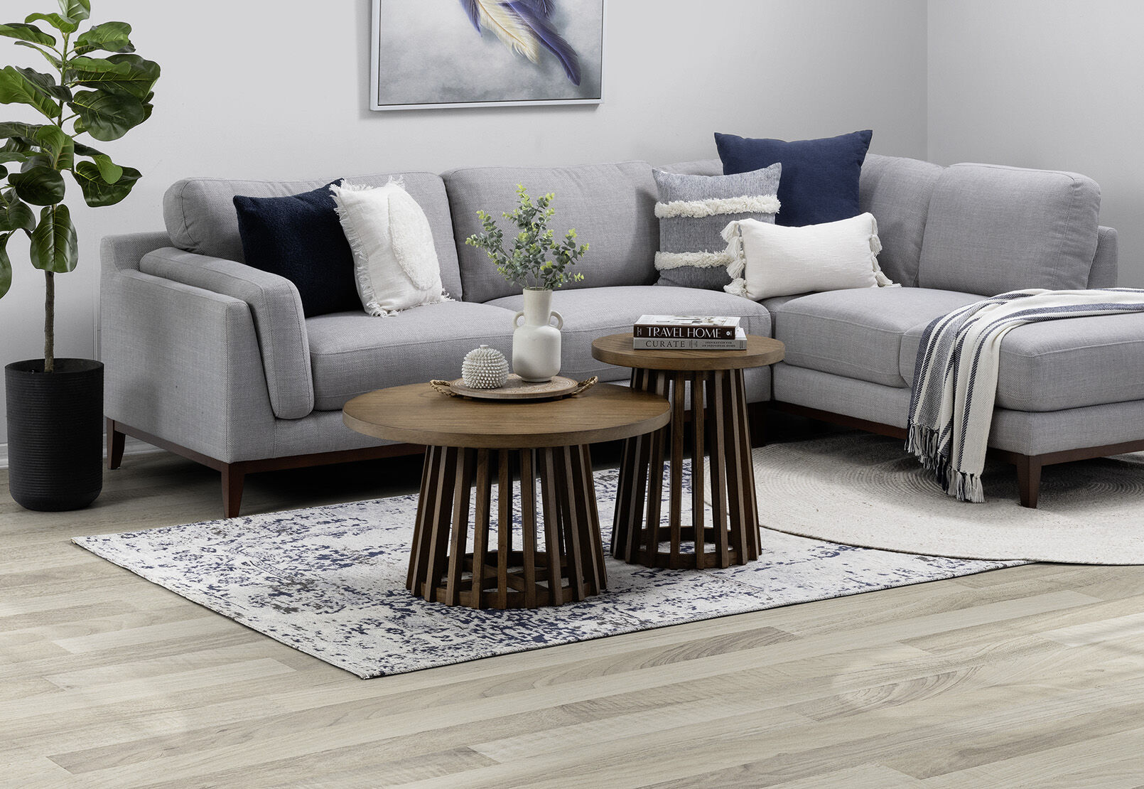 TORENTO - Round Lamp Table TORENTO