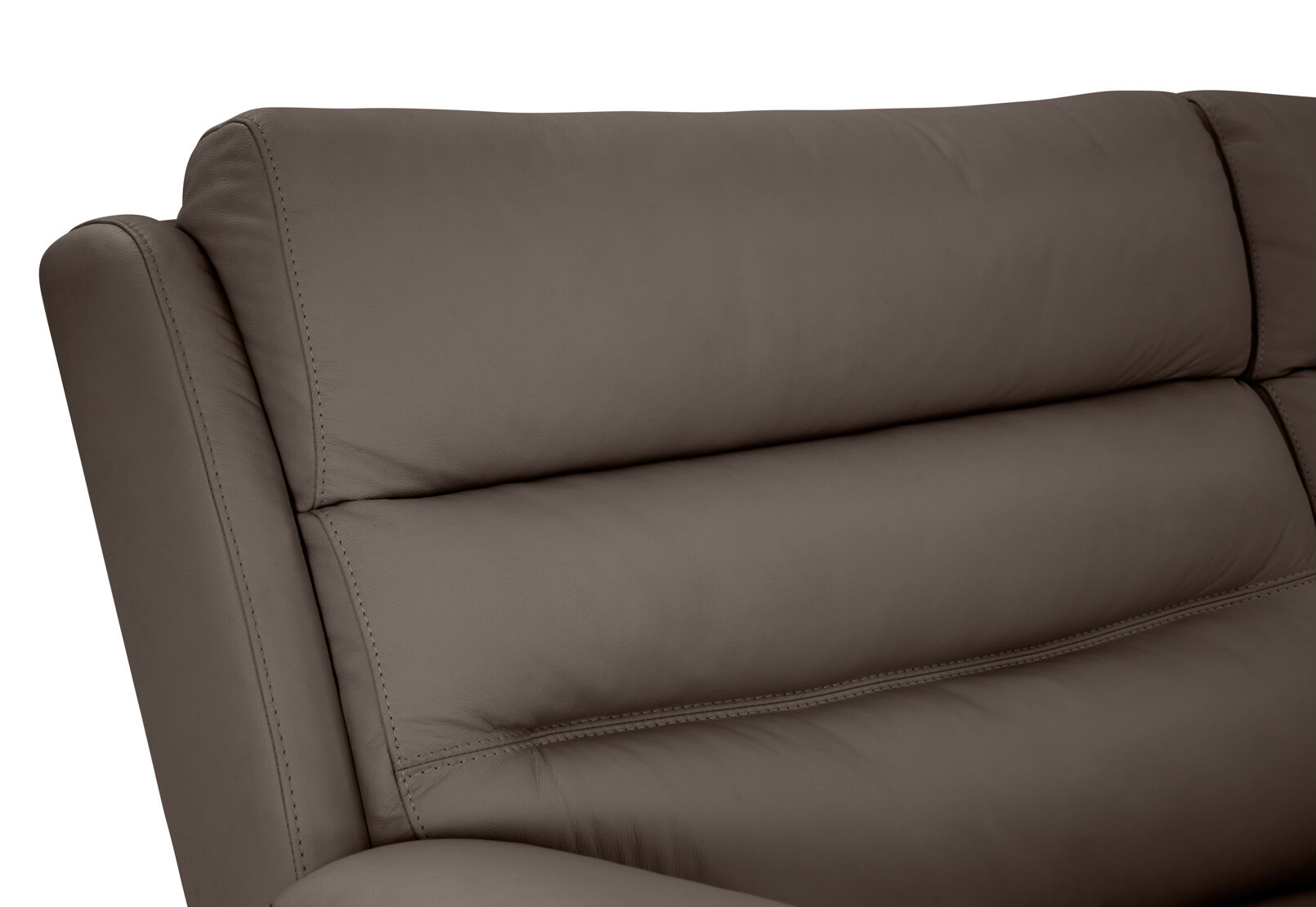 BEARMAN LEATHER - 3 Seater Sofa with 2 inbuilt Recliners BEARMAN LEATHER