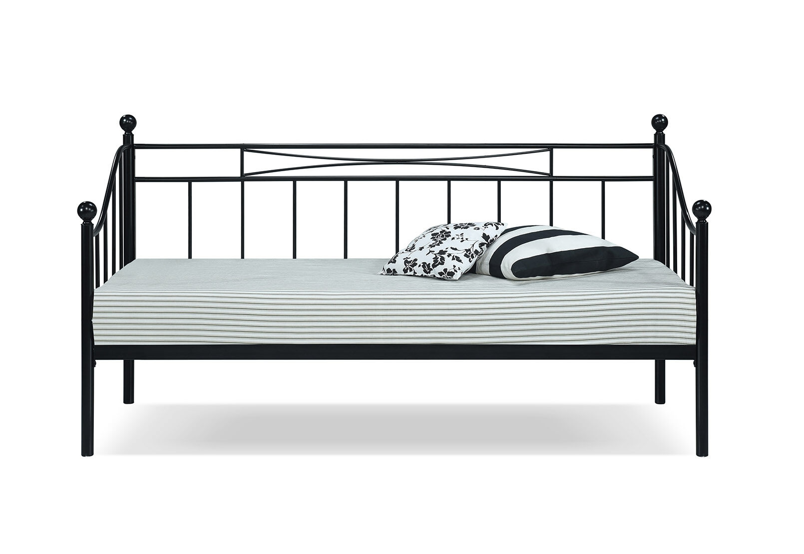 BLACK SAN ANTONIO Black Day Bed with Trundle