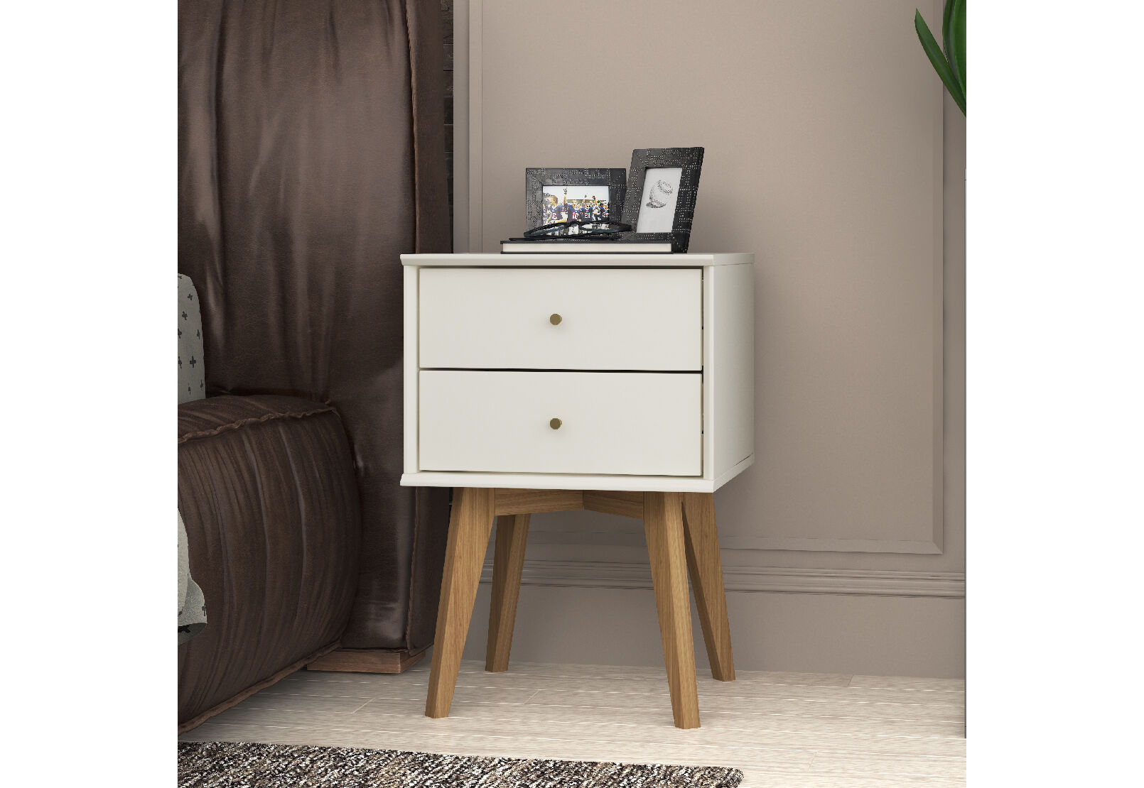 FIELDS - 2 Drawer Bedside Table FIELDS