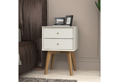 FIELDS - 2 Drawer Bedside Table