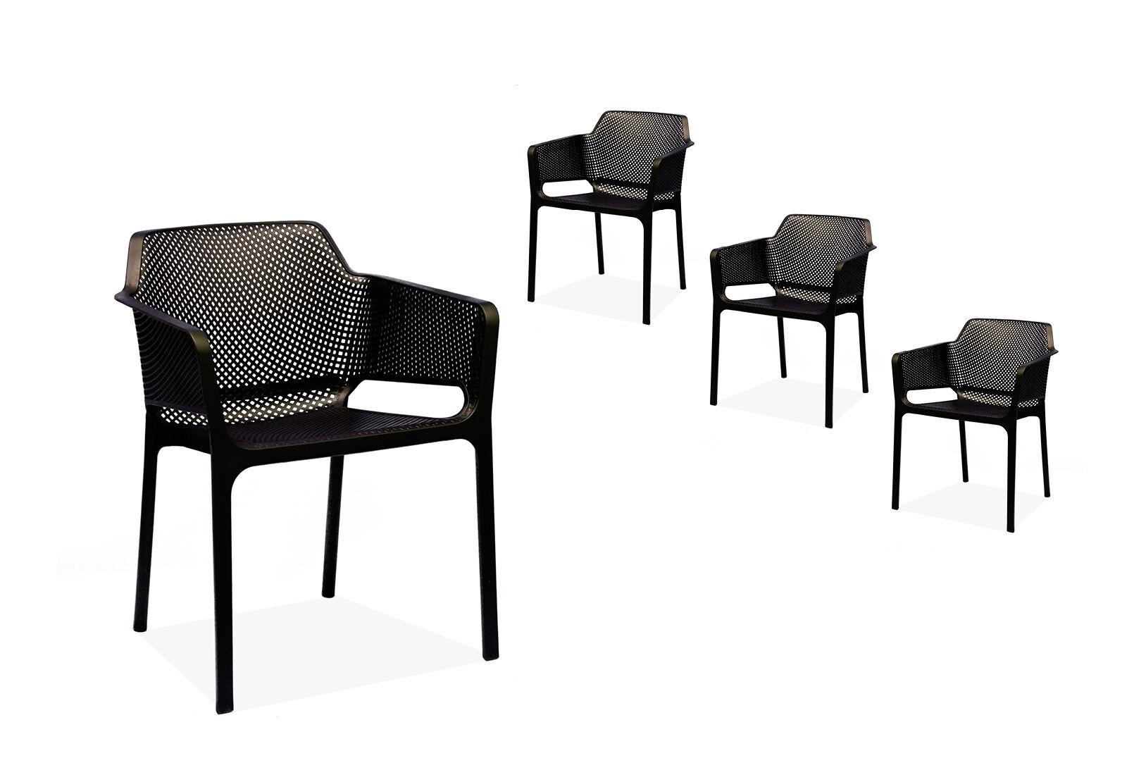 Laval Set Of 4 Black Dining Chairs Amart Furniture