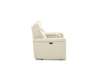 SERGIO LEATHER - 3 Seater with 2 Inbuilt Electric Recliners SERGIO LEATHER