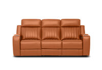THANE LEATHER - 3 Seater Sofa with 2 inbuilt Electric Recliners THANE LEATHER
