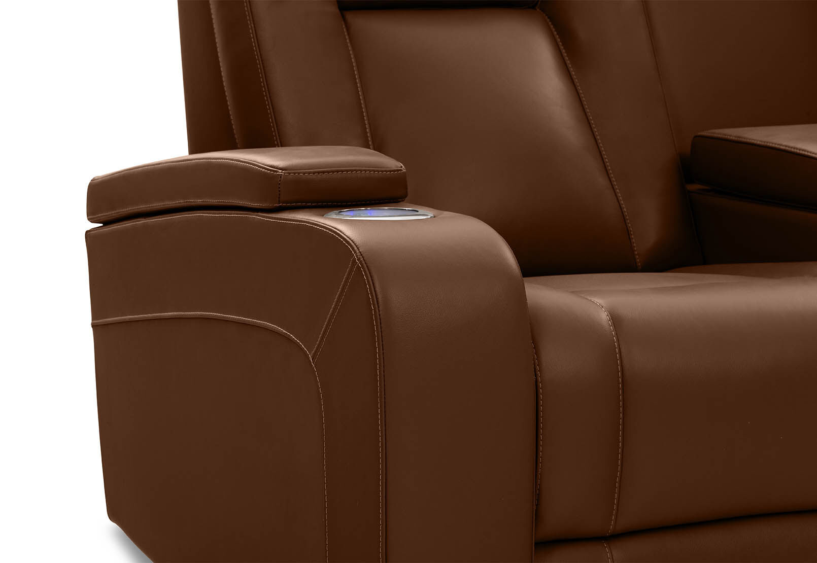 SENTINAL MK2 LEATHER - 2 Seater with 2 Electric Recliners and Console SENTINAL MK2 LEATHER
