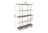 SHERMAN - 5 Tier Bookcase SHERMAN