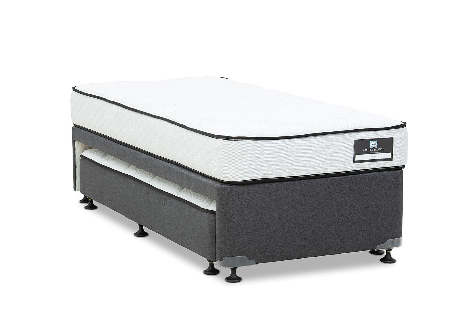 WHITE SINGLES BOUNTY FIRM King Single Trundle Package Amart Furniture