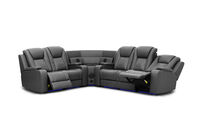 SENTINAL MK2 LEATHER - 5 Piece Corner with RHF 3 Seater SENTINAL MK2 LEATHER