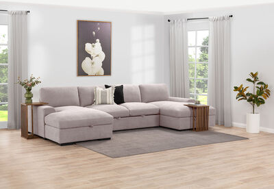 JOSEPHINE FABRIC - 4 Seater Double Chaise