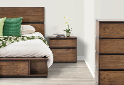 MEDORA - 2 Drawer Bedside